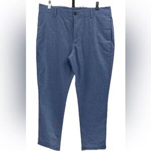 Bonobos Men’s Blue Lightweight Cotton Chino 33x28 Slim Fit w Pocket Flaps, NWT